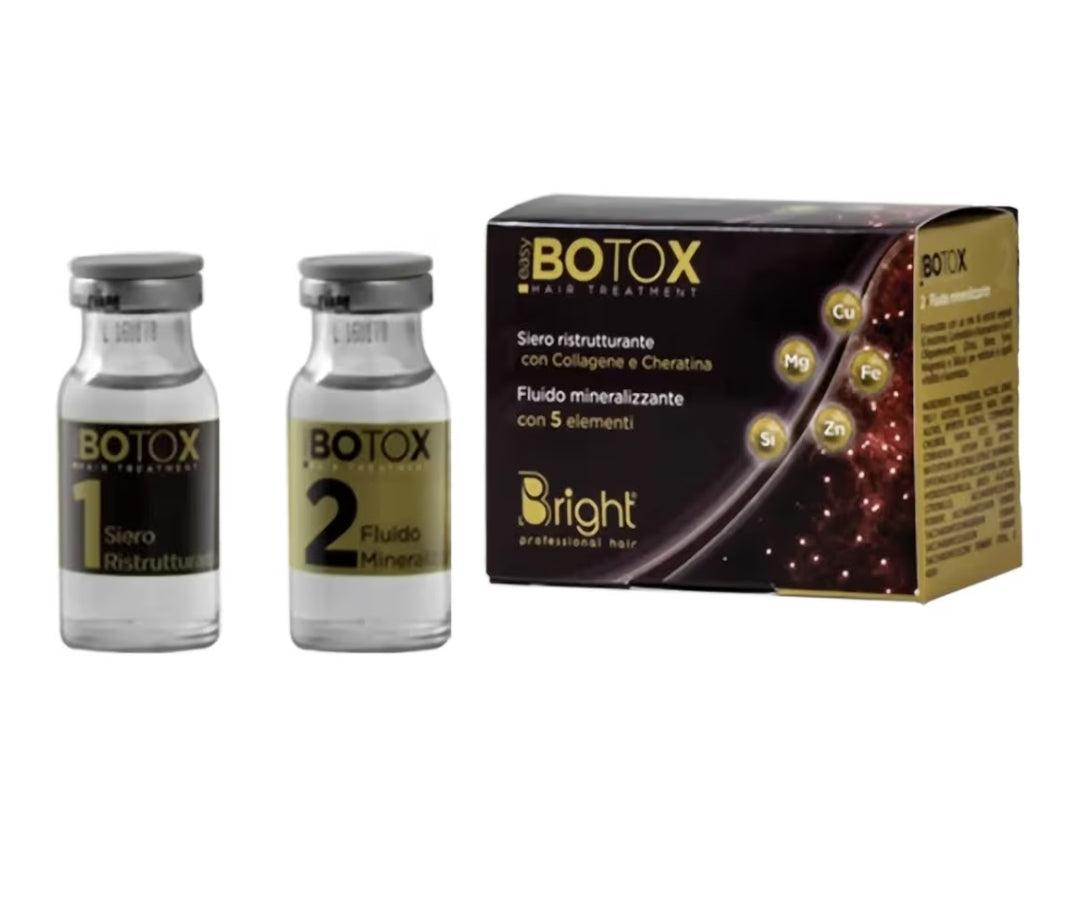 Botox Capelli Siero Ristrutturante con Collagene e Cheratina Bright 2x12ml